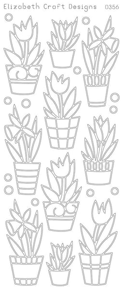 Flowers in Pot (sku 0356)