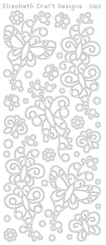 Butterflies with Doodles (sku 0362)