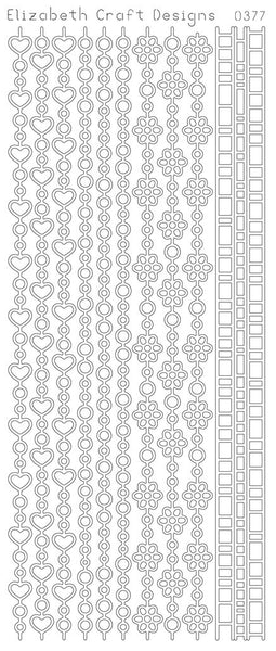 Borders Hearts & Flowers (sku 0377)