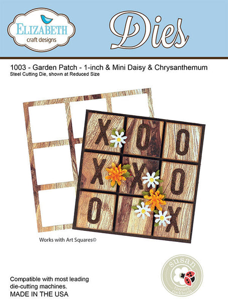 GARDEN PATCH -1 inch & Mini Daisy & Chrysanthemum (1003)