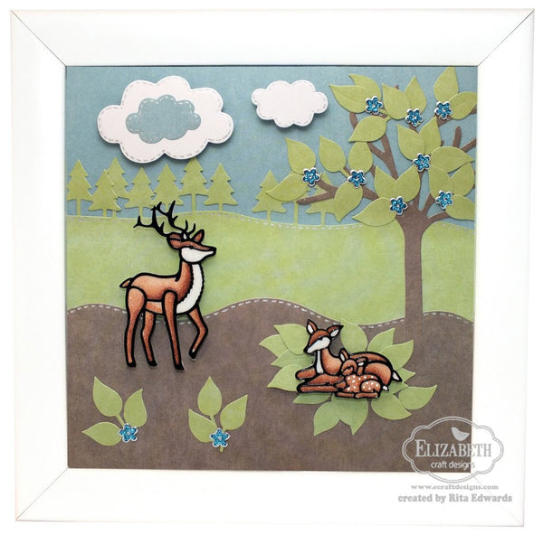 Glitter Flower Set (10 Assorted Colors)