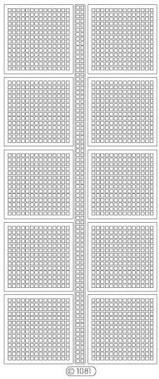 Lg. Square Grid (sku 1081)