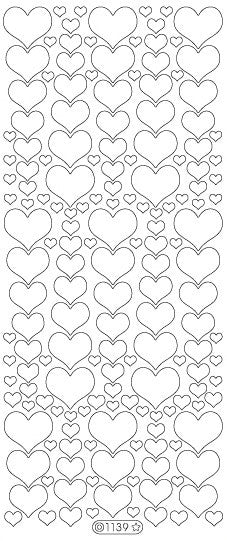 Glitter Hearts assorted (sku 1139)