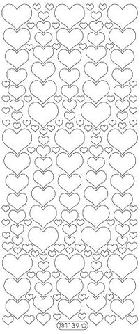 Glitter Hearts assorted (sku 1139)