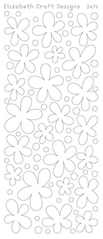 Glitter Flowers solid (SKU 2479)