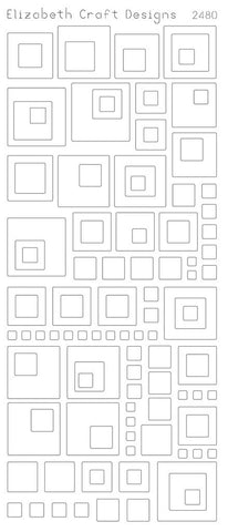 Glitter Squares solid (2480)