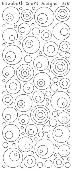 Glitter Circles solid (sku 2481)