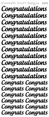 Congratulations Large (sku 2578)