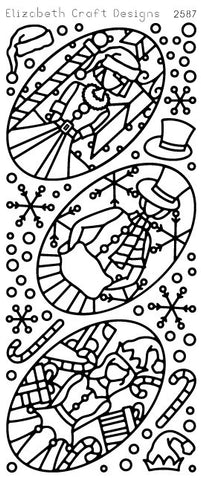 Jackie's Christmas Dolls in Oval (sku 2587)