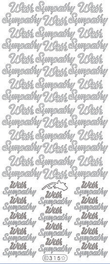 With Sympathy (sku 315)