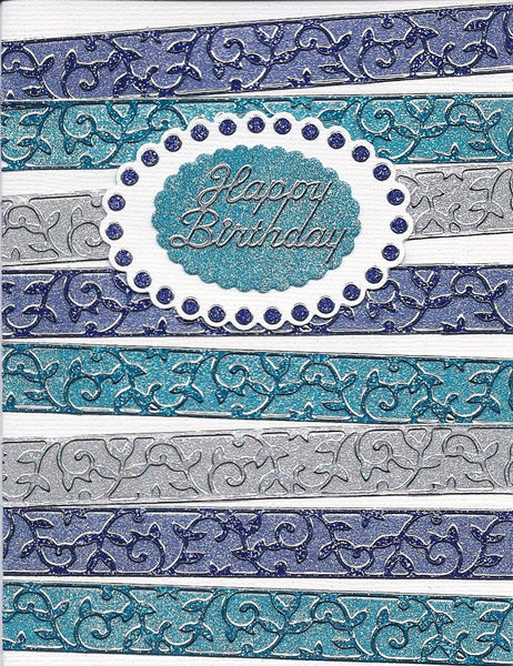 Glitter Ribbon Branches Set 7045 (10 Assorted Colors)