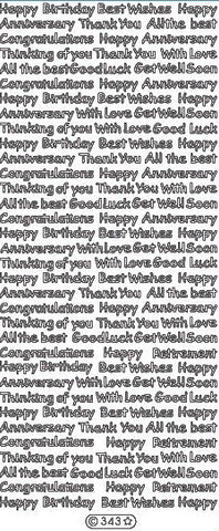 Assorted Words (sku 343)