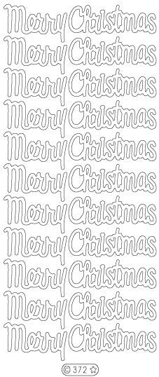 Glitter Merry Christmas (SKU 372)