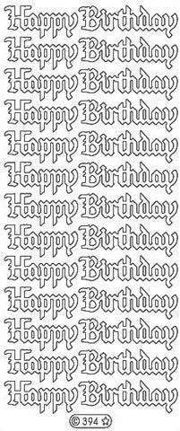 Happy Birthday (sku 394)