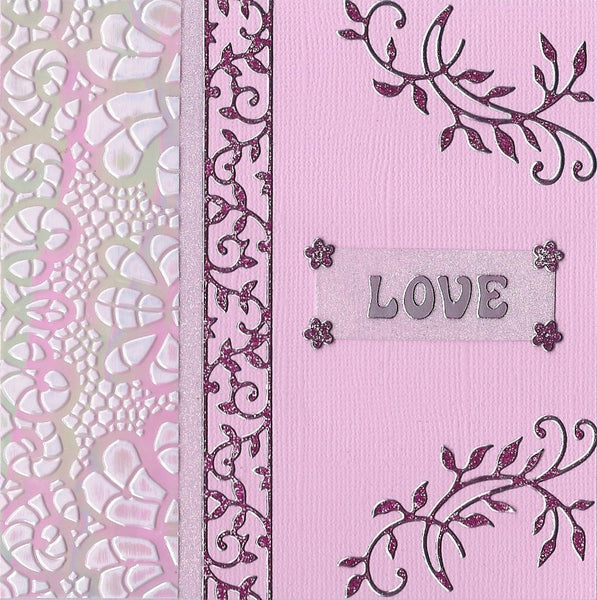 Glitter Ribbon Branches Set 7045 (10 Assorted Colors)