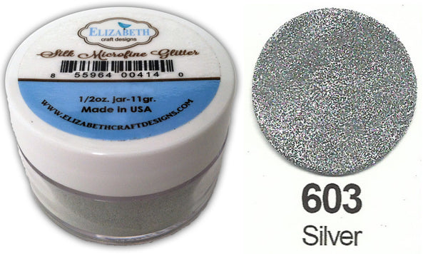 Silver - Silk Microfine Glitter