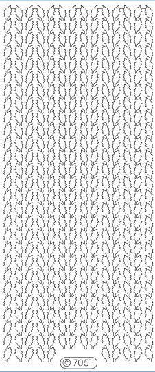 Glitter Holly Borders (sku 7051)