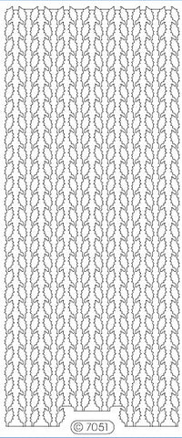 Glitter Holly Borders (sku 7051)