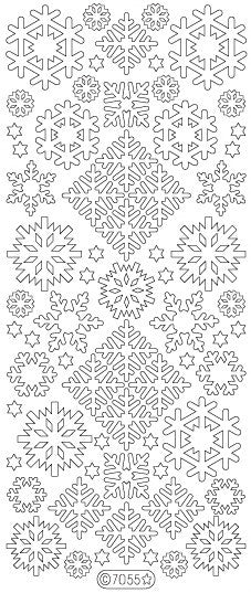 Glitter Snowflakes (sku 7055)