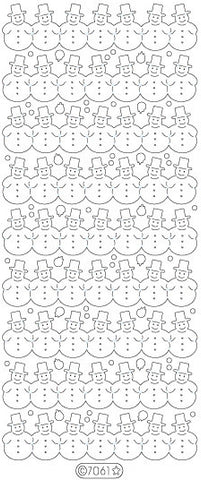 Glitter Snowman (sku 7061)