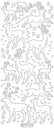 Glitter Deer (sku 7076)