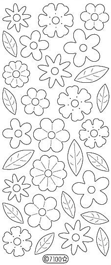 Velvet Small Flowers 7100