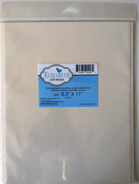 8.5" x 11" - 5 pack (502)