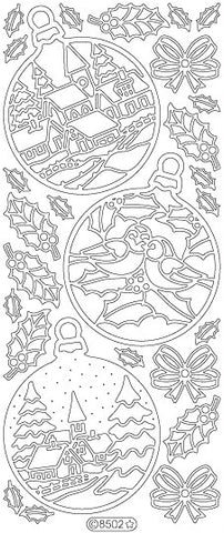 Christmas Ornaments Sceneries (sku 8502)