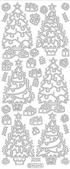 Decorated Christmas Trees (sku 8526)