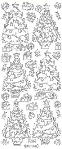 Decorated Christmas Trees (sku 8526)