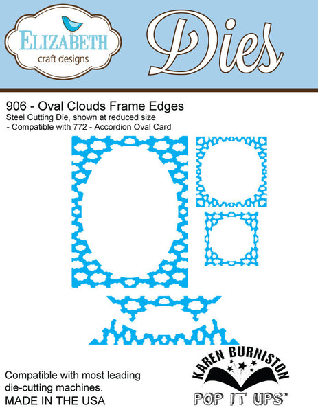Oval Clouds Frame Edges (906)