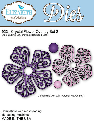 Crystal Flower Overlay Set 2 (923)