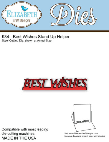 Best Wishes Stand Up Helper (934)