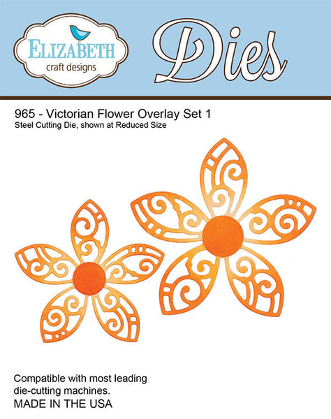 Victorian Flower Overlay Set 1 (965)
