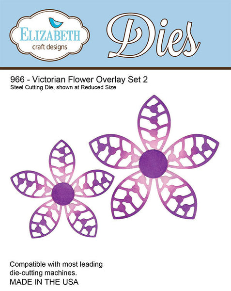 Victorian Flower Overlay Set 2 (966)