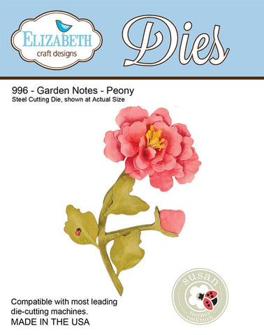 GARDEN NOTES - Peony (996)