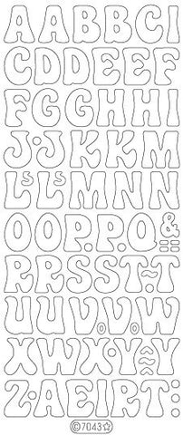 Velvet Alphabet 7043