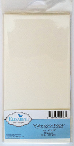 4" X 9" Watercolor Paper - 10 pack (WP903)