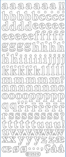 Alphabet 2 lower key (sku 1252)