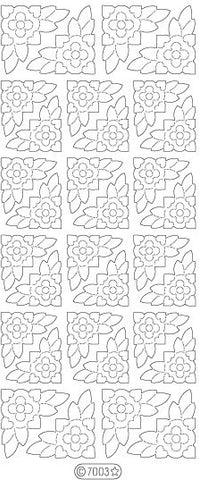 Velvet Flower Corners 7003