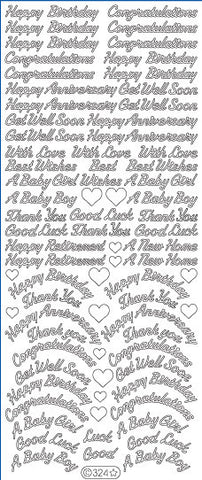 Assorted Words (sku 324)