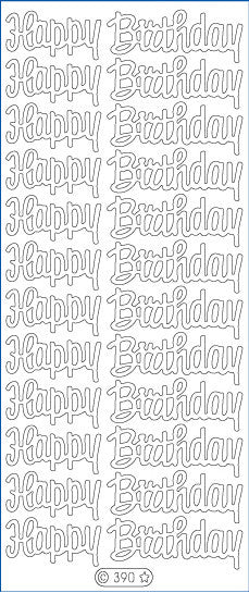 Happy Birthday (sku 390)
