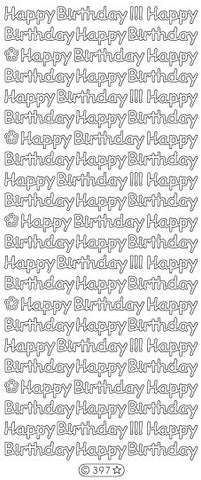 Happy Birthday (sku 397)