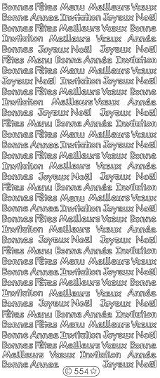 Assorted words Francais (sku 554)