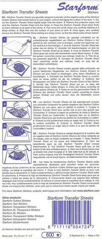Transfer Sheet (sku 600)